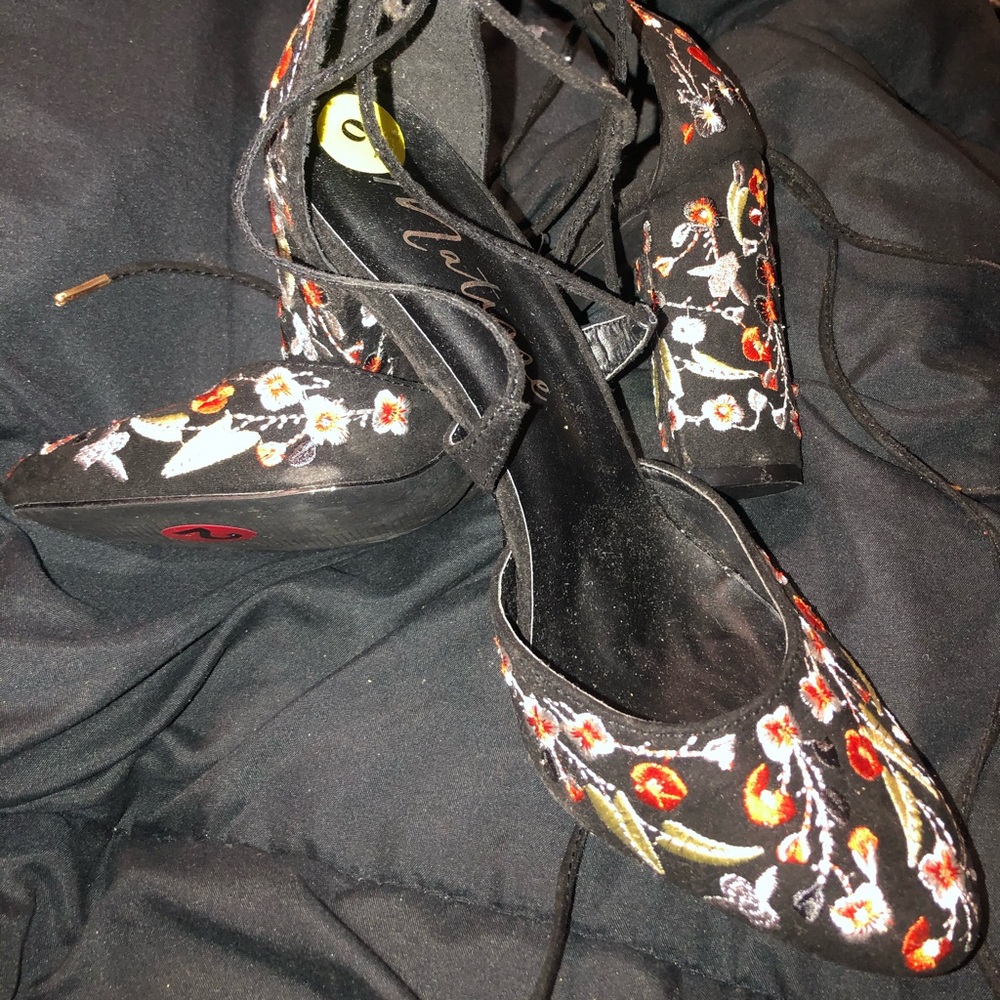 Matisse floral print heels